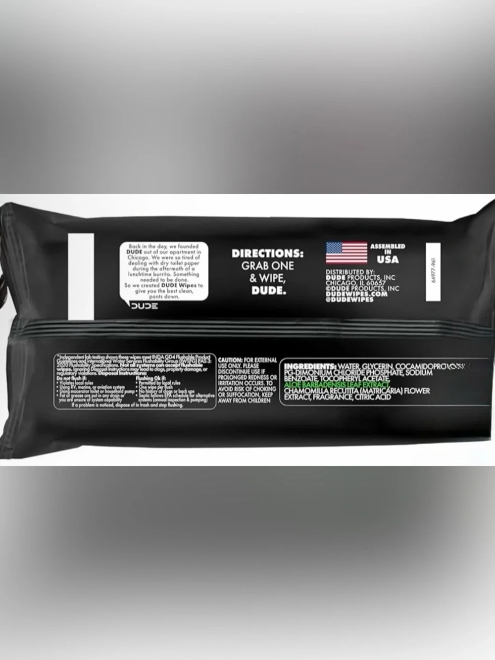 DUDE Wipes XL - 3 Packs, 48 Wipe Count each, BUY NOW